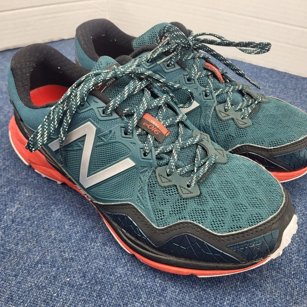 New Balance 910v3 Trail Gore-Tex Men 8 2E Wide Blue Running Shoes Hiking Outdoor
